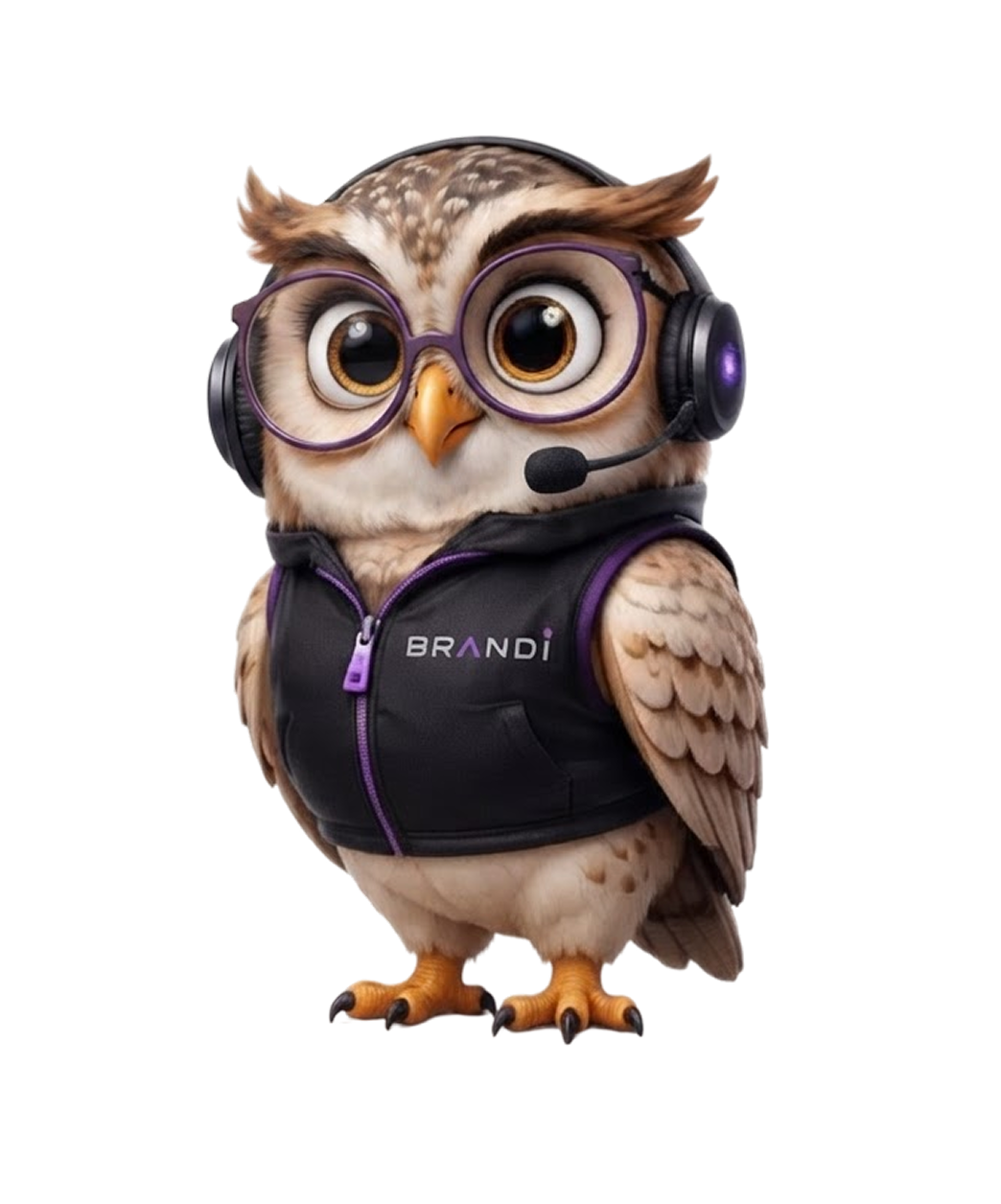 Brandi AI teammate mascot